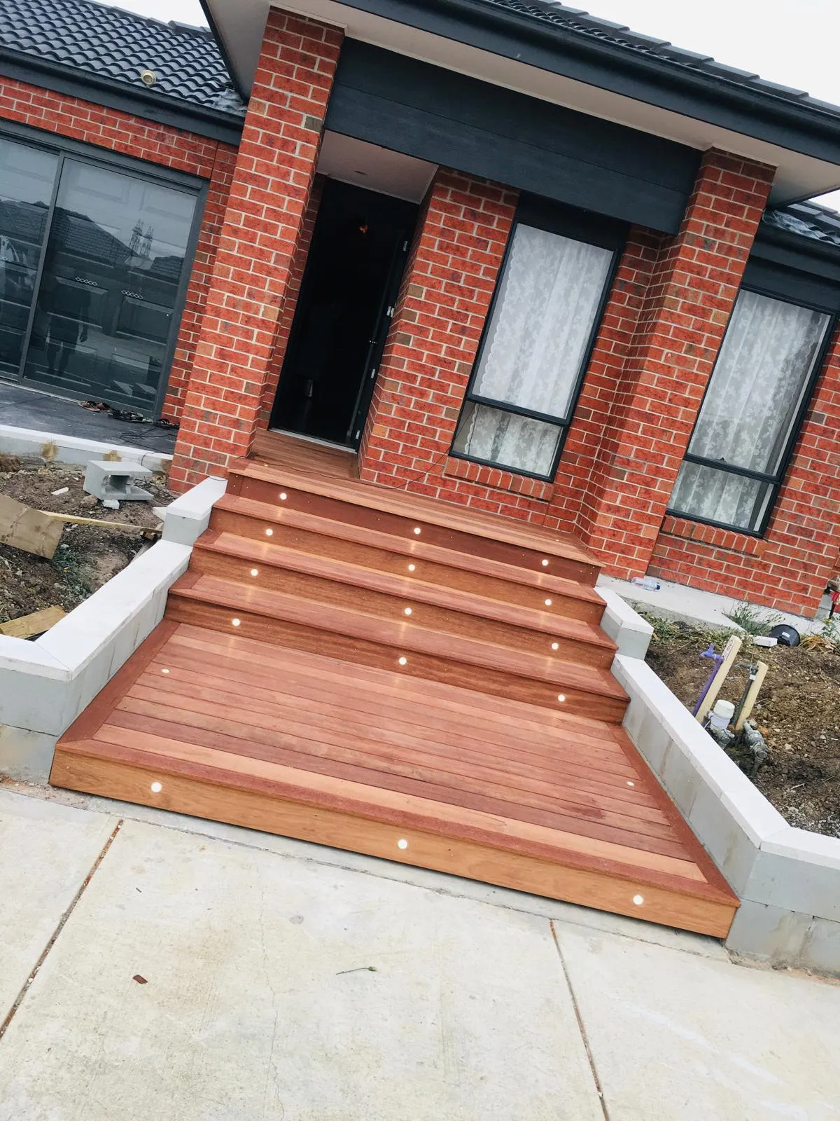 Structural Hardwood Timber Decking Construction